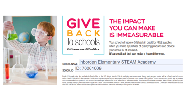 Give Back To Schools